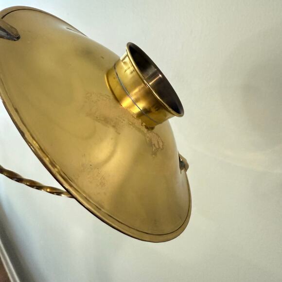 Brass Basket Twisted Handle Sweden 9" x 5" - Picture 7 of 12